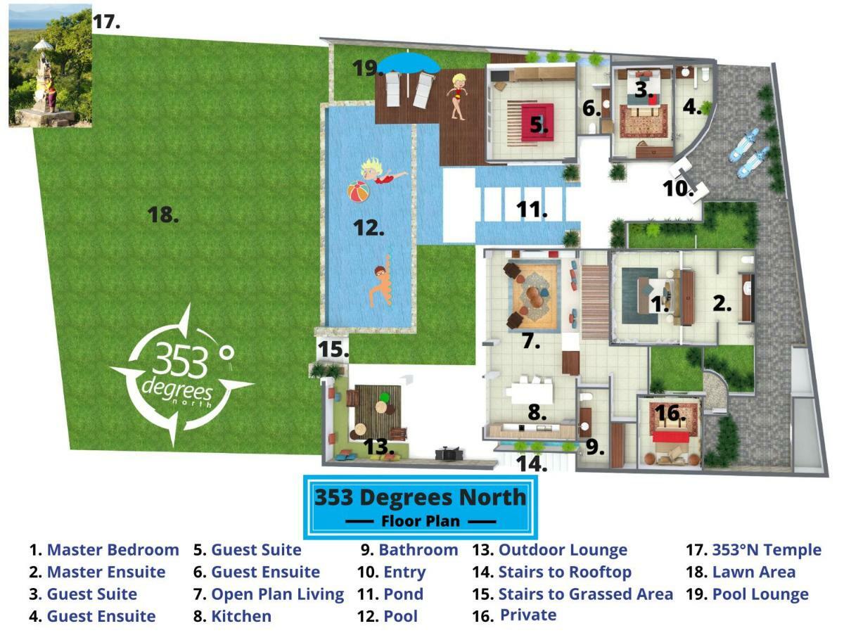 353 Degrees North Villa Nusa Lembongan  Exterior photo